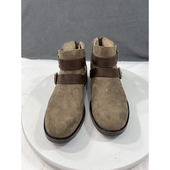 BOC Born Concept Sophie Ankle Boots Booties Women Size 8.5 Brown Taupe Comfort - Picture 10 of 15